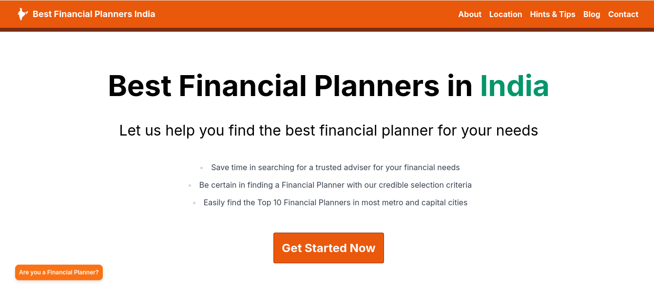 Best Financial Planners and Advisors in India